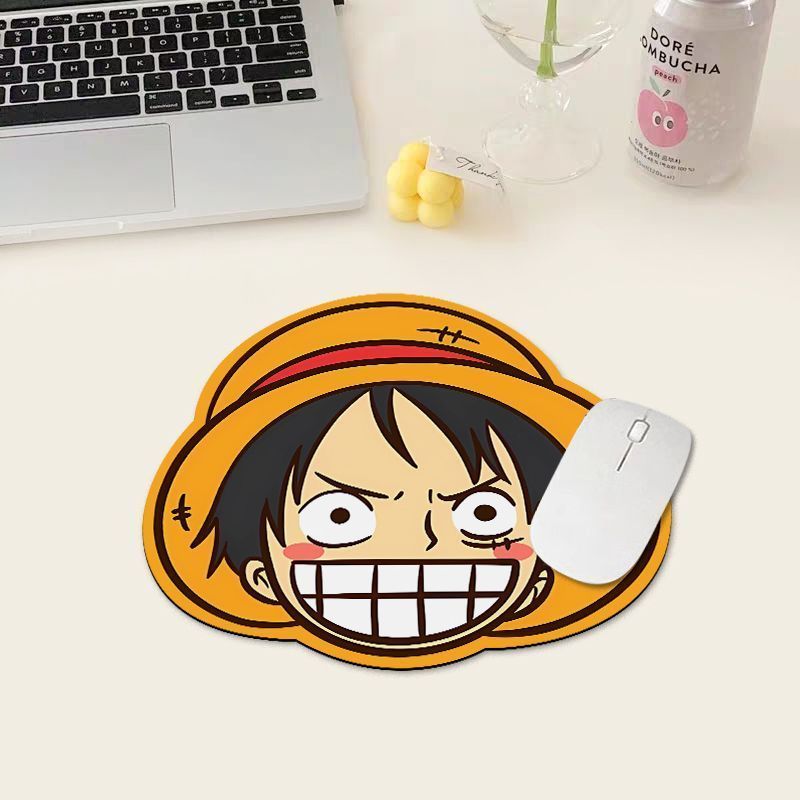 Tablet Cute Accessories - One Piece Luffy Mauspad, Kleine Computer-Schreibtischunterlage,