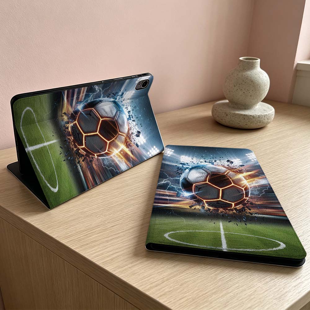 Honor Tablet X9 Accessories - Luxuriöses Design Fußball-Tablet-Hülle für Huawei MatePad