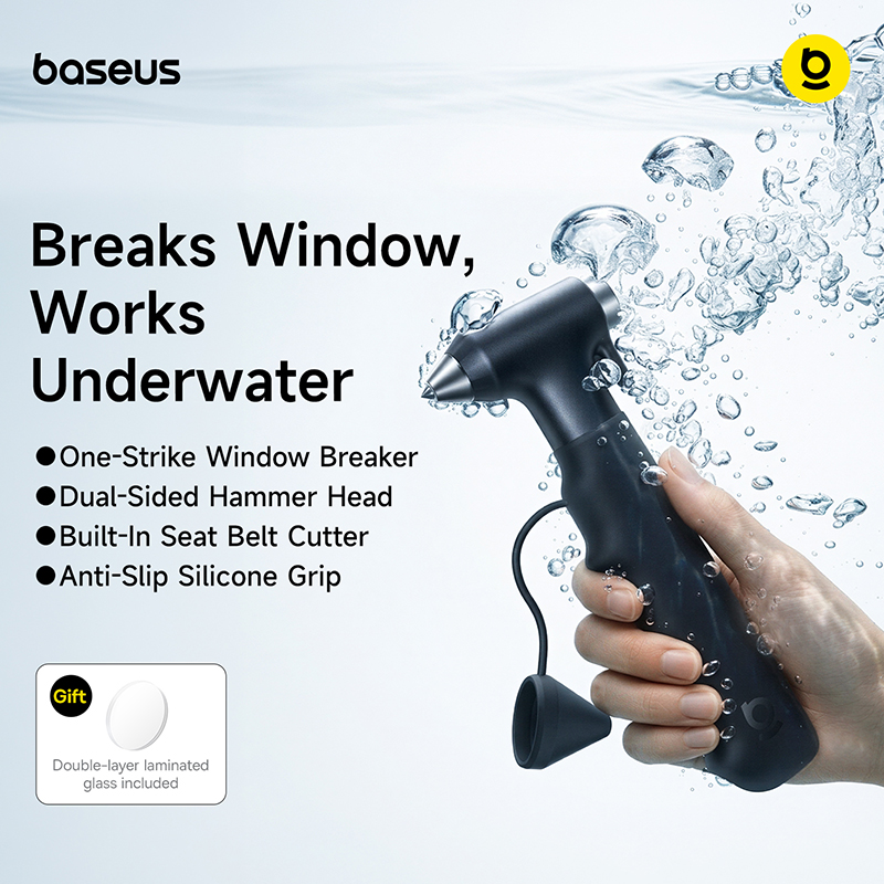 Accessories For Android Tablet - Baseus GoTrip DT2 Auto-Sicherheitshammer 2-in-1 Fensterzerschläger