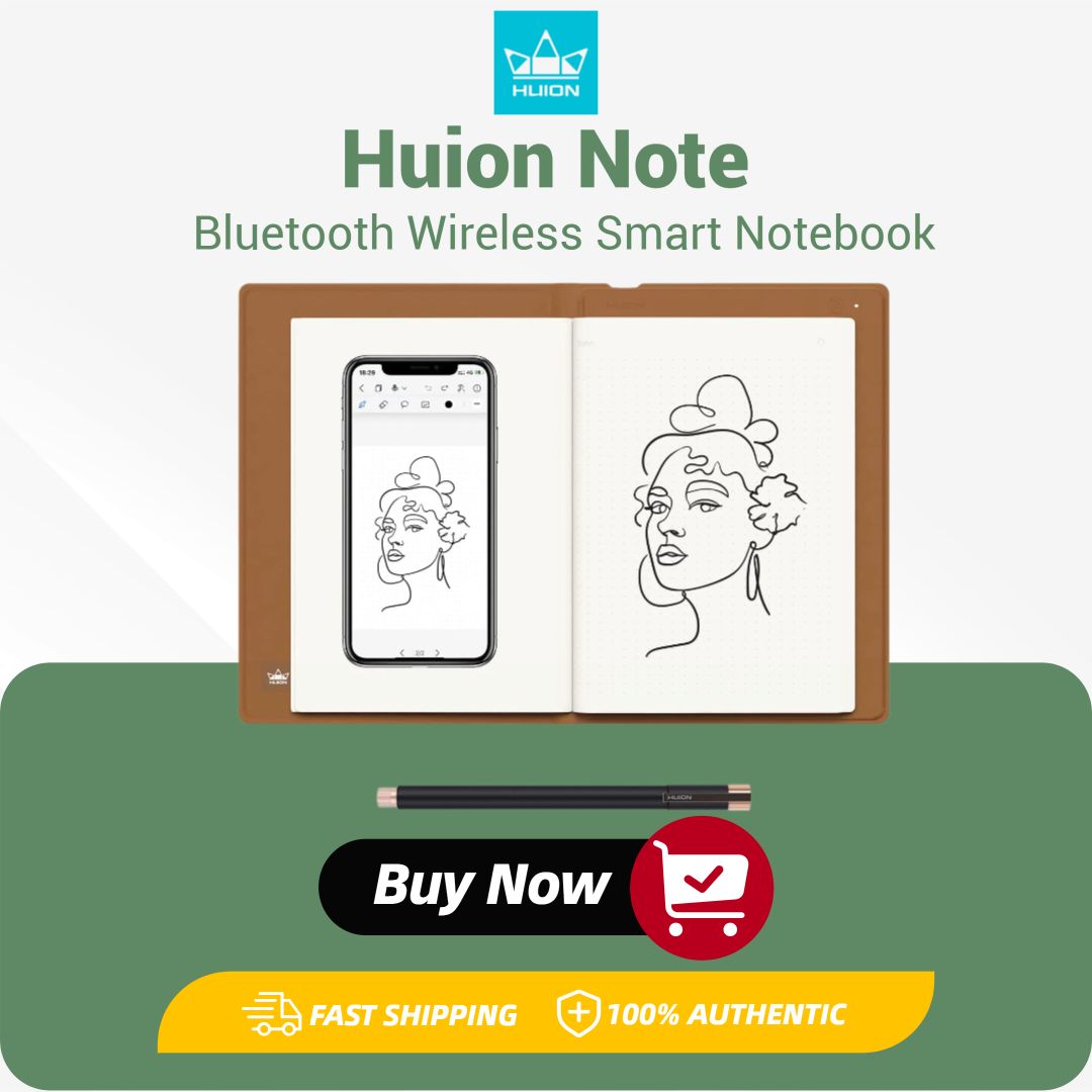 Huion Note Smart Notizbuch Kab – Huion Tablet Accessories Bewertung und Preis